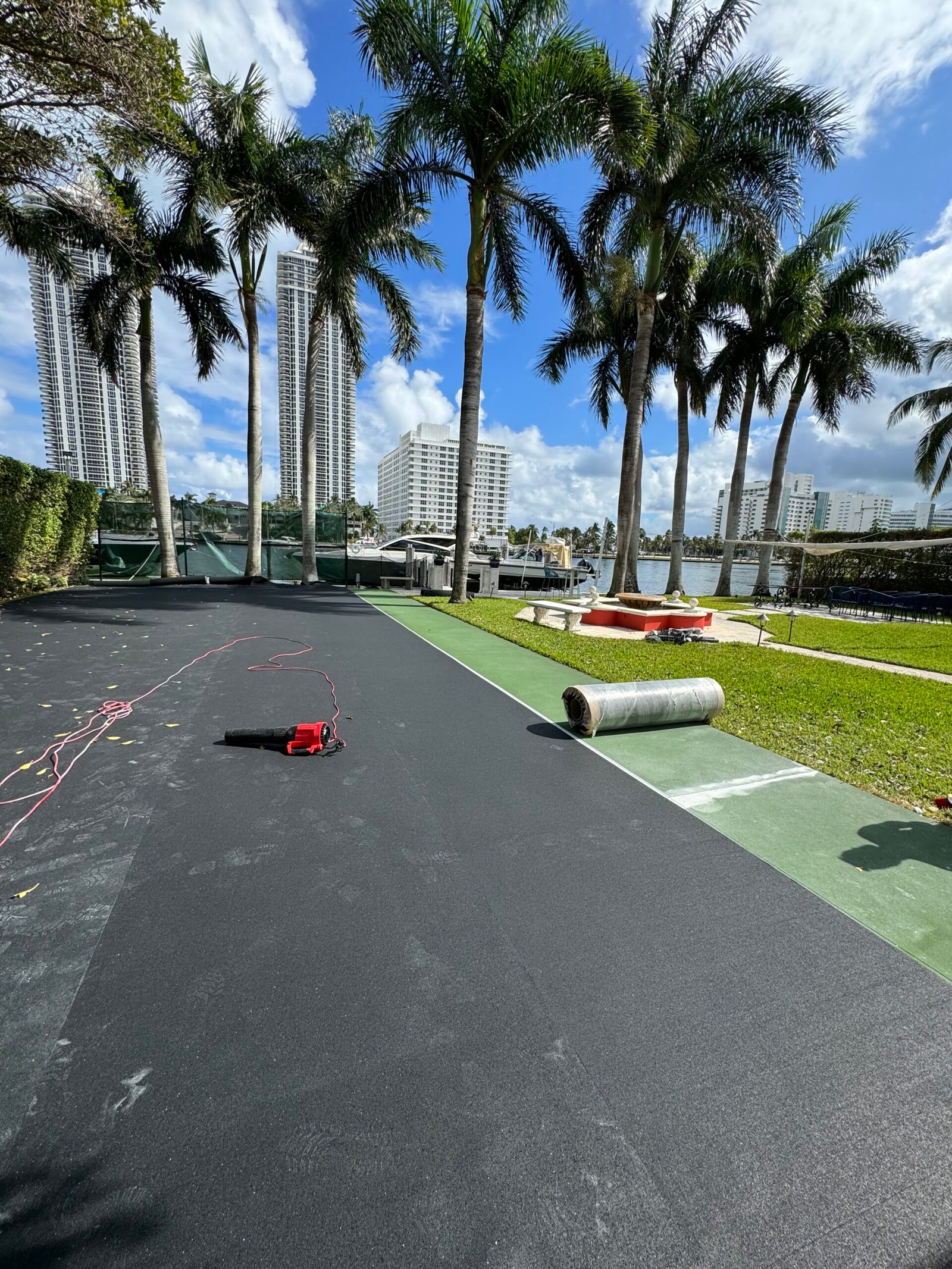 Precision Sports court project near Central Florida